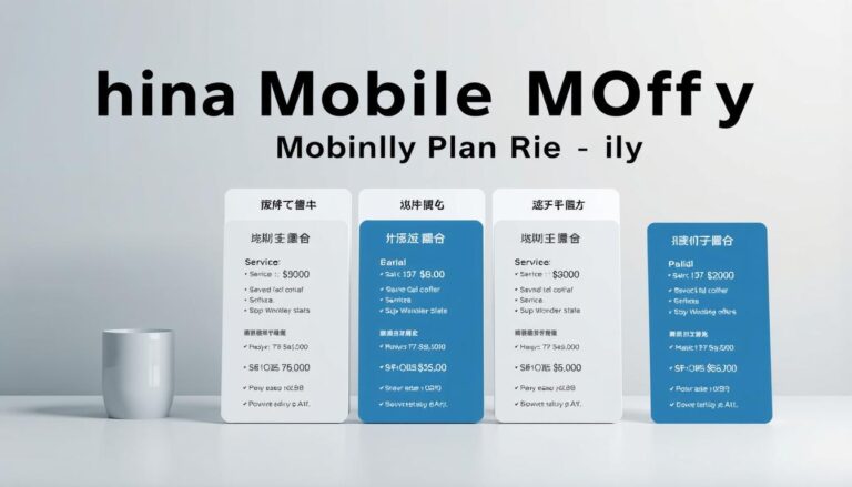 中國移動月費計劃